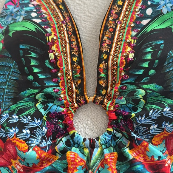 Camila Ring Detail Plunge V One Piece, X-Small, $359 - Picture 13 of 16